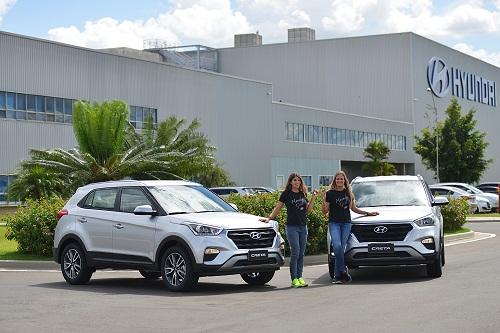 Ação é uma homenagem da Hyundai pelo excepcional desempenho da dupla no ano passado / Foto: Divulgação/Hyundai Motor Brasil Ação é uma homenagem da Hyundai pelo excepcional desempenho da dupla no ano passado / Foto: Divulgação/Hyundai Motor Brasil